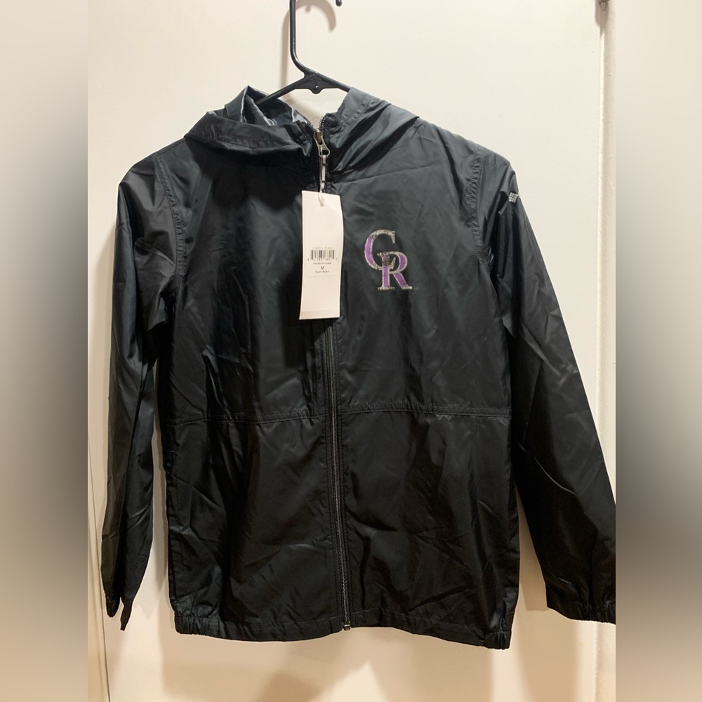 Colorado Rockies Baseball Youth M Windbreaker Columbia Brand NWT see details
